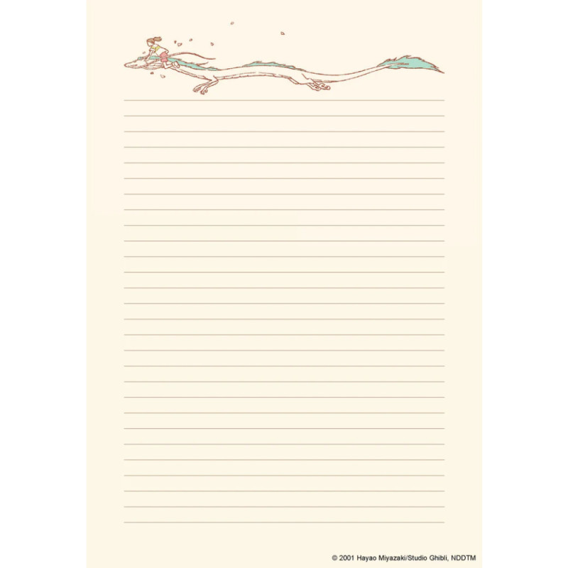 Postcards and Letter papers - Stationery Set - Spirited Away