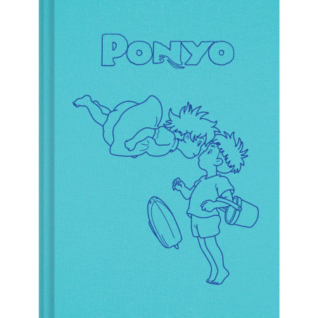 Carnets et Cahiers - Carnet de notes toilé Bleu - Ponyo sur la falaise