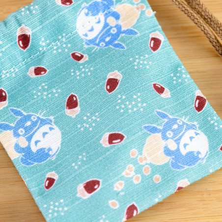 Bags - Middle Totoro & acorns Stamp with pouch - My Neighbor Totoro