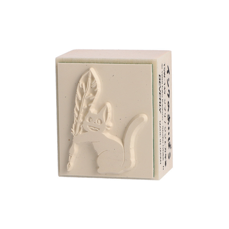 Accesorios de escritorio - Tampon en bois Jiji & stylo plume - Kiki la petite sorcière