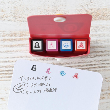 Small equipment - Coloured stamp Set No Face & Boh & Yubaba - Spirited Away