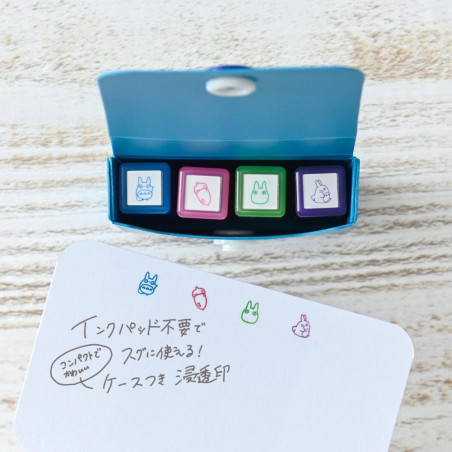 Small equipment - Coloured stamp Set Totoro & Acorn - My Neighbor Totoro