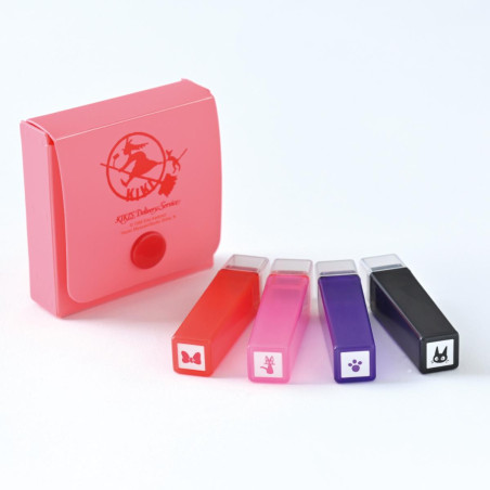 Small equipment - Coloured stamp Set Jiji, & paw & hairband - Kiki's Delivery Service