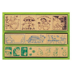 Accesorios de escritorio - Set de tampons bois Delux Félicitations en Japonais - Mon Voisin Toto