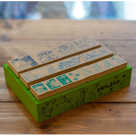 Accesorios de escritorio - Set de tampons bois Delux Félicitations en Japonais - Mon Voisin Toto