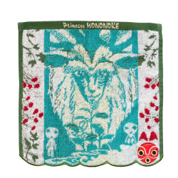 Household linen - Mini Towel Great Forest Spirit 25x25 cm - Princess Mononoke