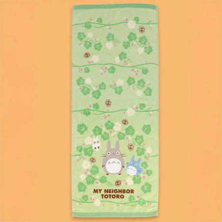 Ropa de hogar - Serviette Natsu Totoro Feuille verte 34x80 cm - Mon Voisin Totoro