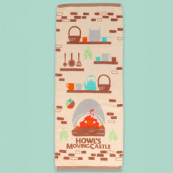 Household linen - Natsu Towel Cook with Calcifer 34x80 cm - Howl’s Moving Castle