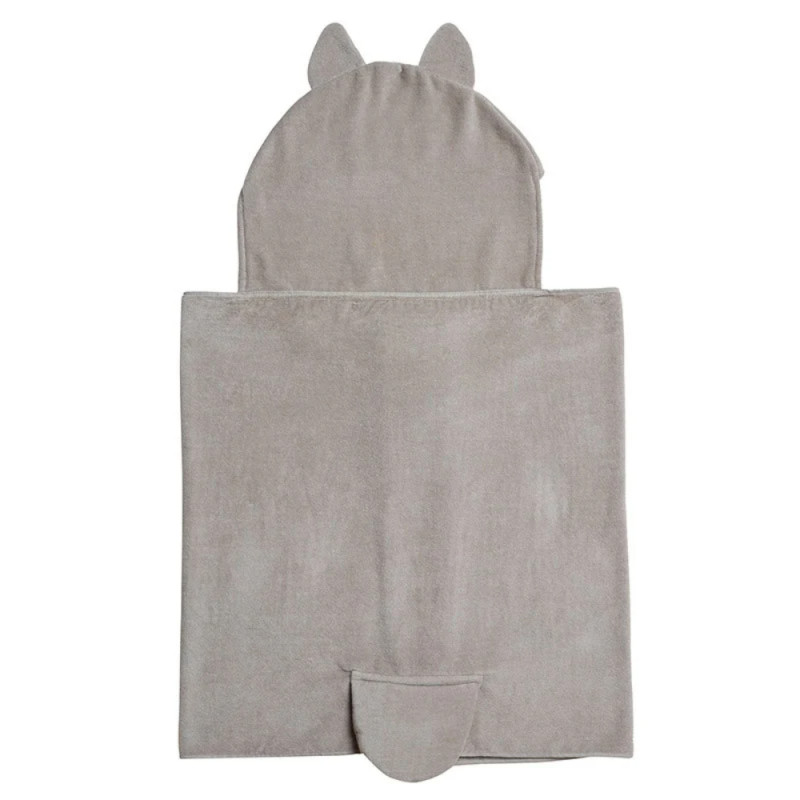 Ropa de hogar - Cape de bain Natsu Totoro Gris 70x140 cm - Mon Voisin Totoro