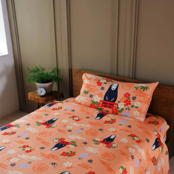 Household linen - Natsu Bed Cover Set No Face & Flowers - Spirited Away