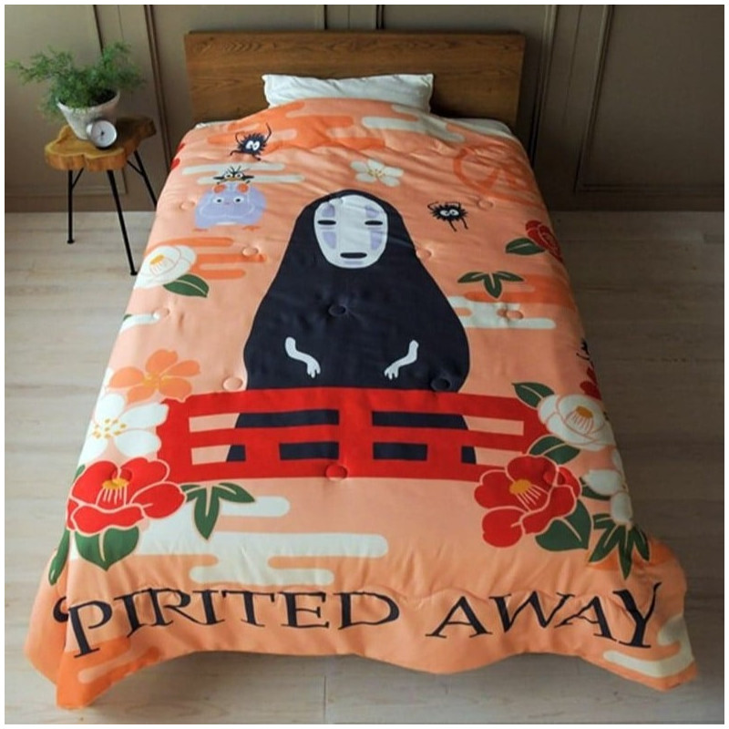 Household linen - Natsu Comforter No Face & Flowers - Spirited Away