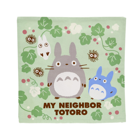Household linen - Natsu Cushion cover Totoro Green Leaf - My Neighbor Totoro