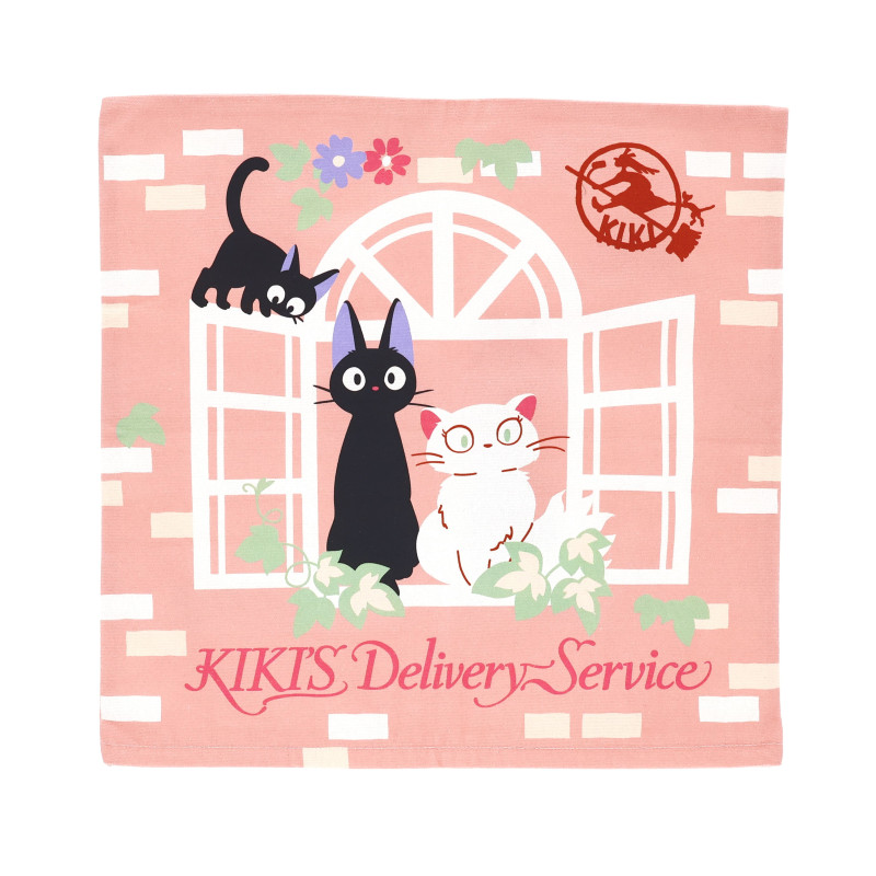 Linge de maison - Housse de coussin Natsu Douce rose - Kiki la petite sorcière