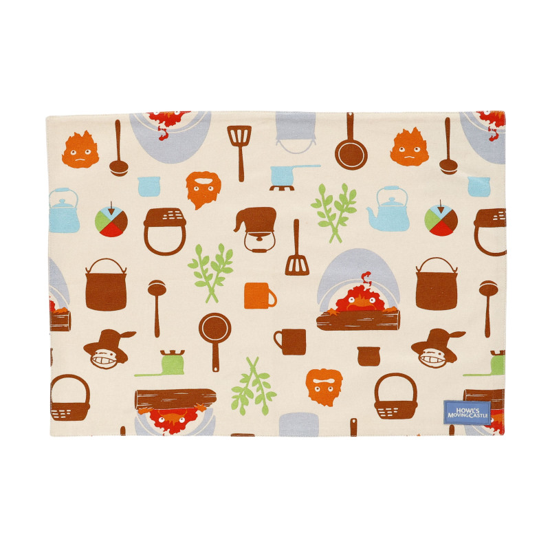 Table Sets - Natsu Lunch Mat Cook with Calcifer - Howl’s Moving Castle