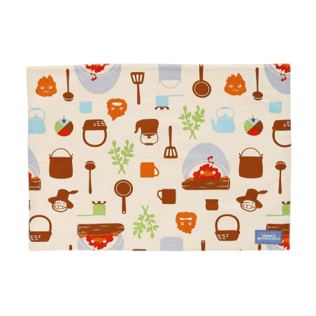 Table Sets - Natsu Lunch Mat Cook with Calcifer - Howl’s Moving Castle