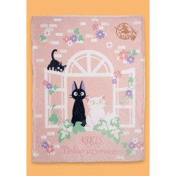 Linge de maison - Couverture Natsu Douce rose 116x152 cm - Kiki la petite sorcière