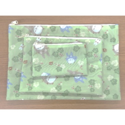 Accessories - Traveling Pouch Set Totoro Green Leaf - My Neighbor Totoro