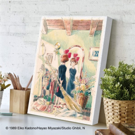 Jigsaw Puzzles - Canvas art Puzzle 366P Kiki in front of her mirror - Kiki's Delivery