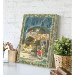 Jigsaw Puzzles - Canvas art Puzzle 366P Catbus’ arrival - My Neighbour Totoro