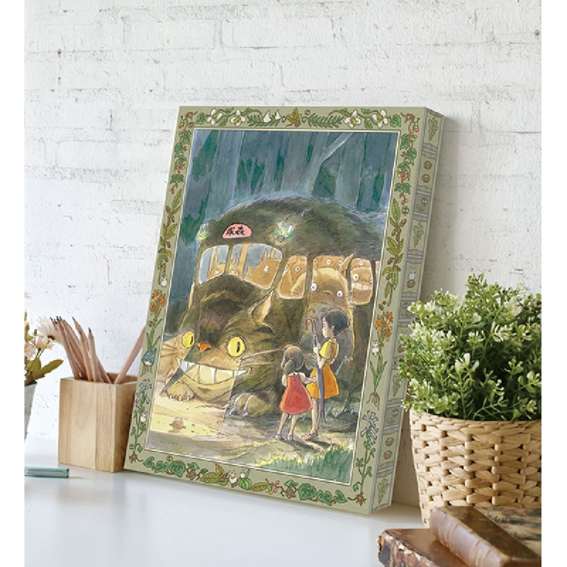 Jigsaw Puzzles - Canvas art Puzzle 366P Catbus’ arrival - My Neighbour Totoro