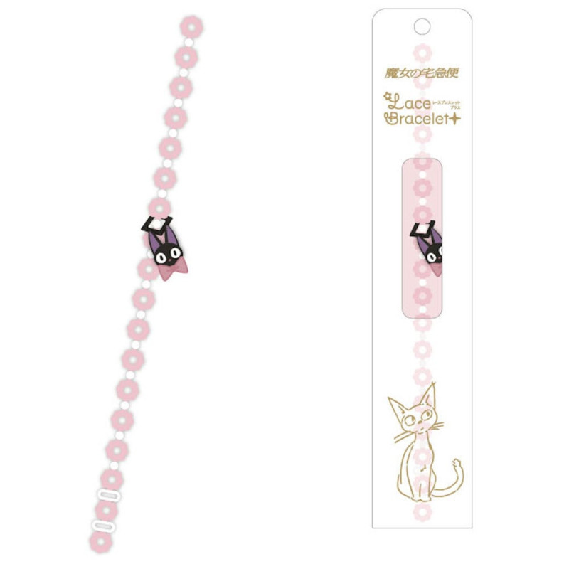 Joyería - Pulsera bordada Jiji - flores Nicky, la aprendiz de bruja