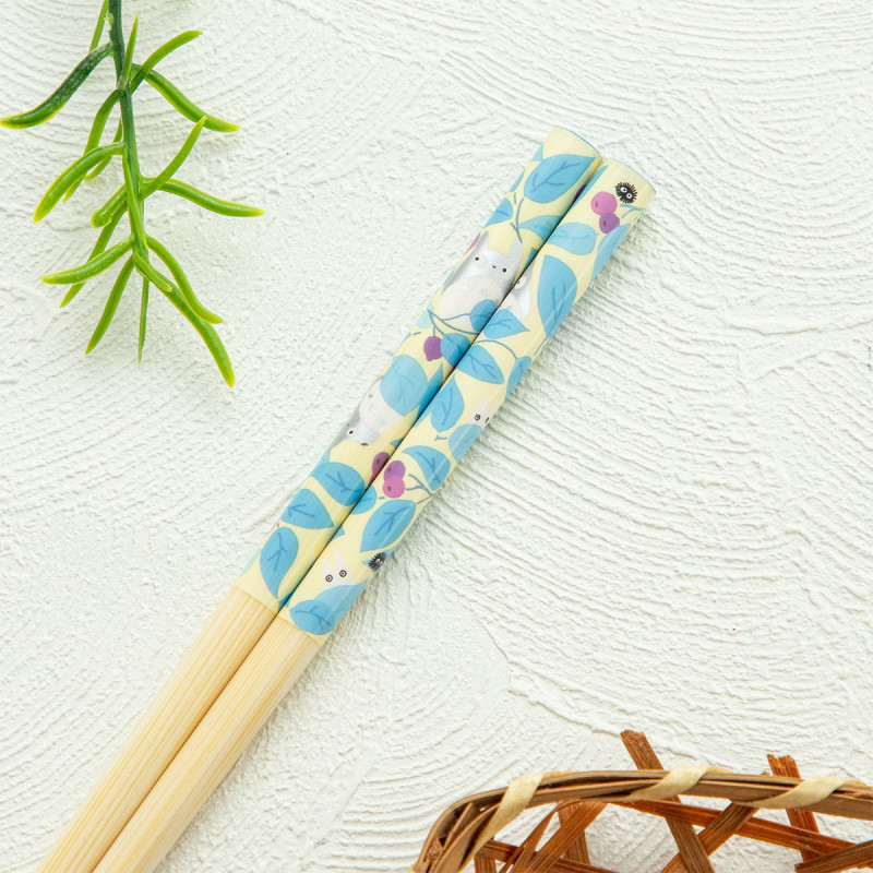 Baguettes - Baguettes 21cm Totoro noix bleu - Mon voisin Totoro