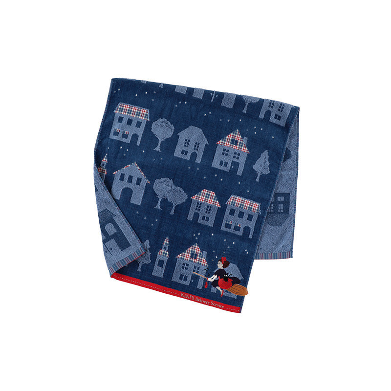 Ropa de hogar - Grande Serviette La nuit du départ 60x120 cm - Kiki la petite sorcièr