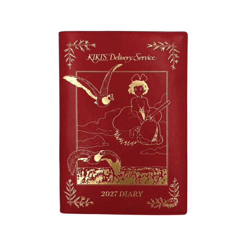 Agendas et Calendriers - Agenda 2027 Kiki vole rouge dorure - Kiki la petite sorcière