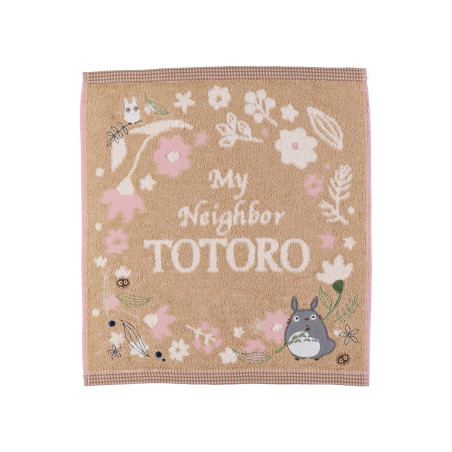 Linge de maison - Mini Serviette Feuille Antique 34x36 cm - Mon Voisin Totoro