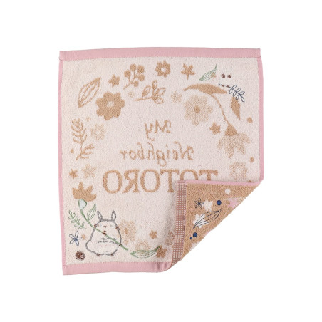 Linge de maison - Mini Serviette Feuille Antique 34x36 cm - Mon Voisin Totoro
