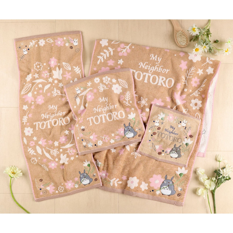 Linge de maison - Serviette Feuille Antique 34x80 cm - Mon Voisin Totoro