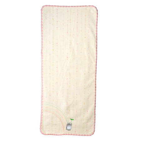 Linge de maison - Serviette Arc-en-ciel Orange 34x80 cm - Mon Voisin Totoro
