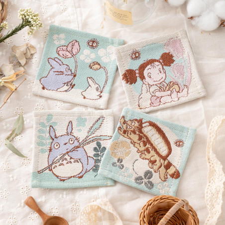 Kitchen and tableware - Coaster Set 4P Botanical Season - My Neighbor Totoro