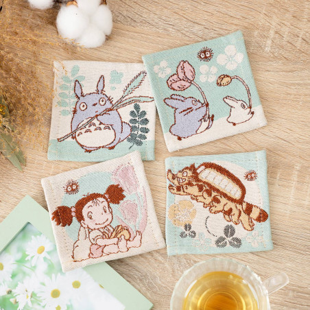 Kitchen and tableware - Coaster Set 4P Botanical Season - My Neighbor Totoro