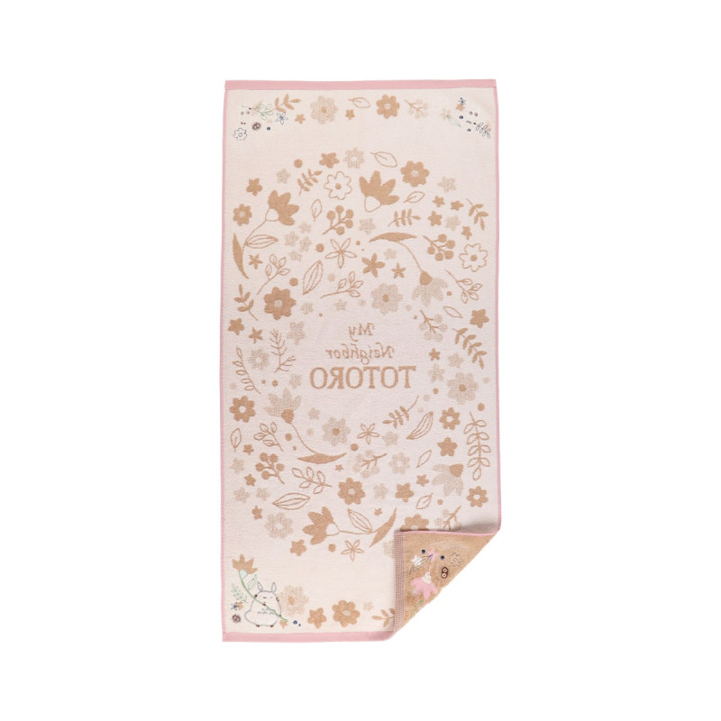 Linge de maison - Serviette Feuille Antique 60x120 cm - Mon Voisin Totoro