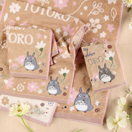 Linge de maison - Serviette Feuille Antique 60x120 cm - Mon Voisin Totoro