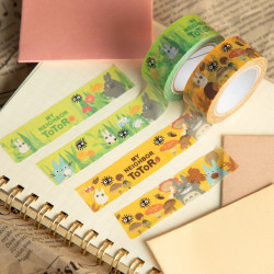 Accesorios de escritorio - Set de cinta adhesiva de Totoro en el campo - Mi vecino Totoro