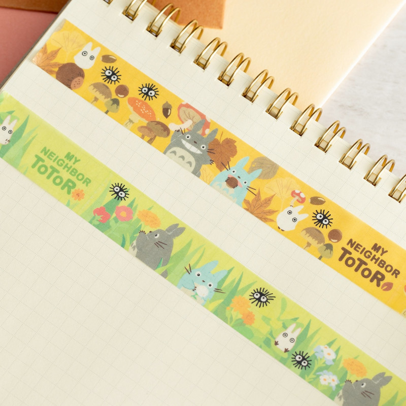 Accesorios de escritorio - Set de cinta adhesiva de Totoro en el campo - Mi vecino Totoro
