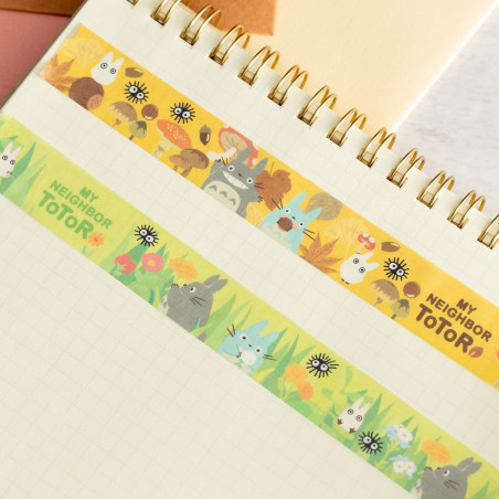 Accesorios de escritorio - Set de cinta adhesiva de Totoro en el campo - Mi vecino Totoro