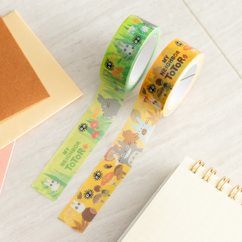 Accesorios de escritorio - Set de cinta adhesiva de Totoro en el campo - Mi vecino Totoro