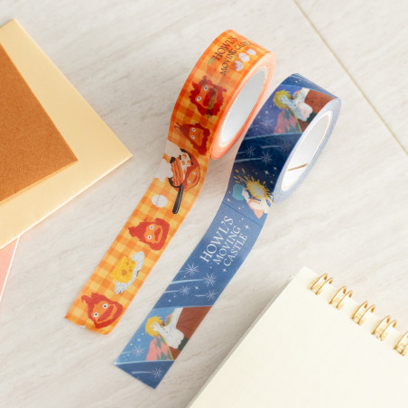Accesorios de escritorio - Masking Tape Set Calcifer & Hauru - Le Château ambulant