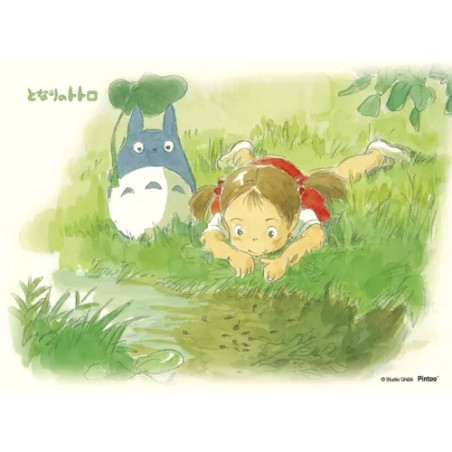 Puzzles - Puzzle 150P et chevalet Au bord du petit ruisseau - Mon Voisin Totoro