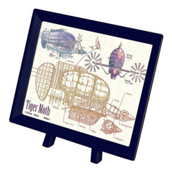 Puzzles - Puzzle 150P et chevalet Tiger Moth - Le Château dans le ciel