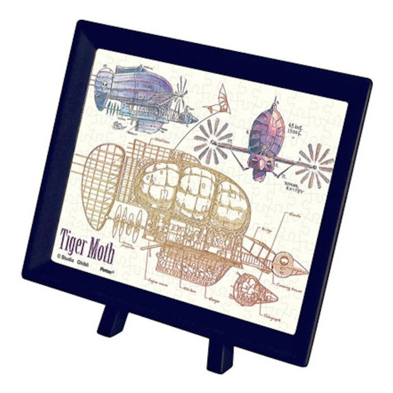 Rompecabezas - Puzzle 150P et chevalet Tiger Moth - Le Château dans le ciel