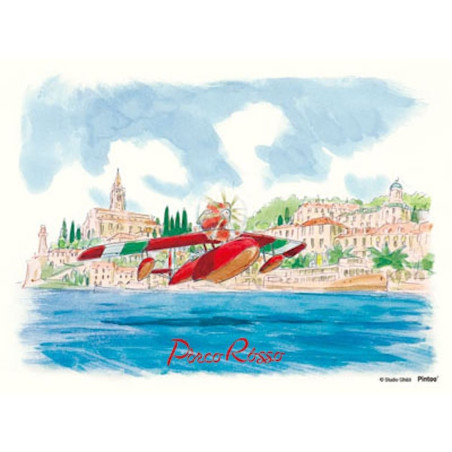 Rompecabezas - Puzzle 150P et chevalet Amerrissage du Savoia - Porco Rosso