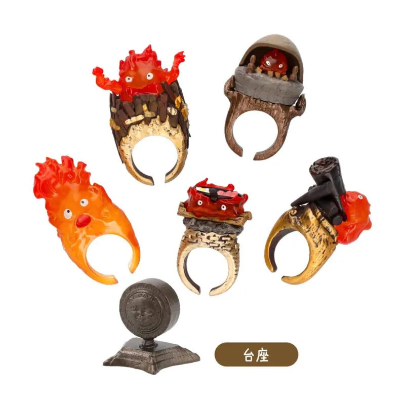 Figuras - Bague Mystère Calcifer - Le Château ambulant