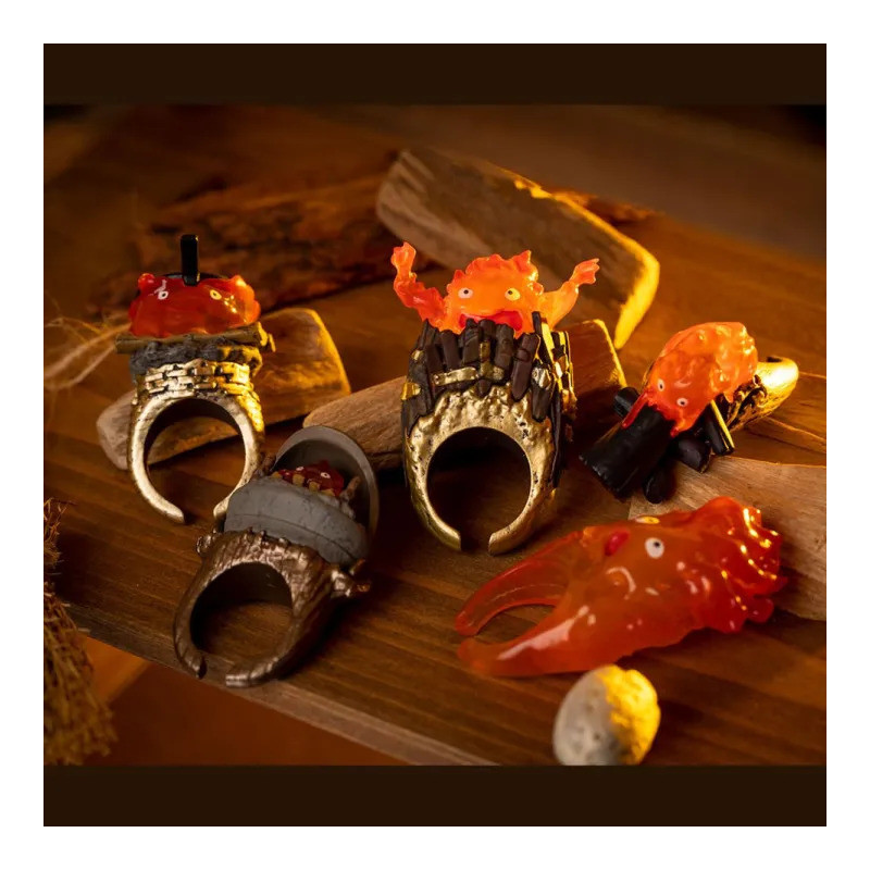 Figuras - Bague Mystère Calcifer - Le Château ambulant