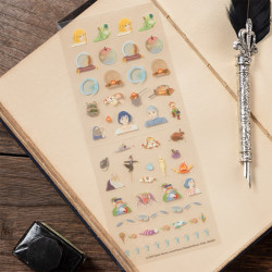 Accesorios de escritorio - Mini pegatinas para la agenda - El castillo ambulante