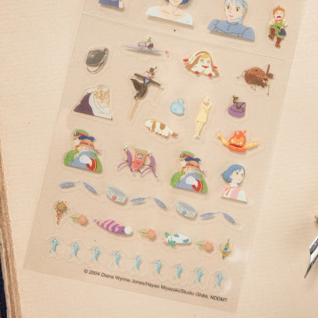 Accesorios de escritorio - Mini pegatinas para la agenda - El castillo ambulante