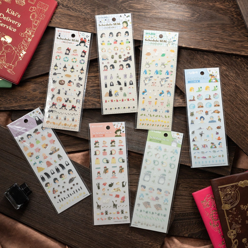Accesorios de escritorio - Mini pegatinas para la agenda - El castillo ambulante